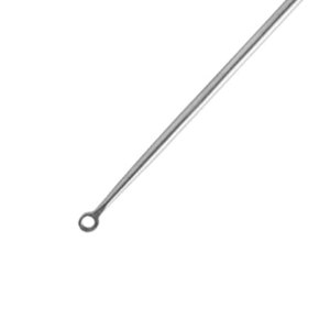 Sonde auriculaire droite Jobson Horne en acier inoxydable, applicateur de coton, instruments médicaux ORL, fabricants - Product Image 2