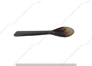 ควายฮอร์นเสิร์ฟช้อนชุด6ชิ้นฮอร์นภาชนะอุปกรณ์เครื่องครัวจากอินเดียโดยงานฝีมือที่มีคุณภาพ - Product Image 6