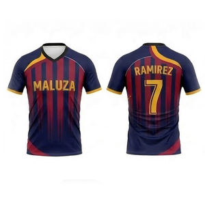 Camiseta de Fútbol Corta Sublimada Personalizada, Transpirable, de Secado Rápido, Antibacteriana, Uniforme de Equipo, Ropa Deportiva MALUZA para Entrenamiento - Product Image 6