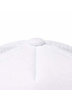 Casquette de baseball blanche style camionneur, dos en maille respirante, réglable avec fermeture snapback, unie, personnalisable avec logo, pour activités de plein air, décontractée et sportive - Product Image 5