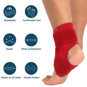 Attelles de cheville fabriquées avec un tissu léger et respirant offrant un soutien réglable et un port confortable pour les modes de vie actifs - Product Image 3