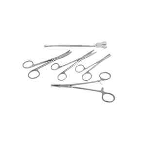 Kit de pansements chirurgicaux manuels en acier inoxydable de haute qualité, pinces et instruments réutilisables, écologiques, par Blush Surgical - Product Image 3