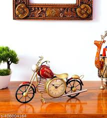 Decoración de pared de metal con diseño de motocicleta, relojes de escritorio, decoración para la sala de hombre, decoración steampunk, regalo para - Product Image 4