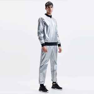 Combinaison de sauna pour homme et femme, vêtements de sport pour entraînement complet du corps, améliorant la sudation, avec poches - Product Image 2