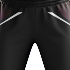 LAMA INDUSTRIES Pantalon de survêtement décontracté pour homme, taille élastique, dégradé noir, imprimé par sublimation croisé, séchage rapide, léger - Product Image 3