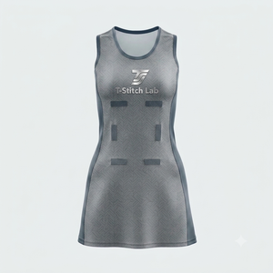 Dernière conception de jupe-robe de netball unisexe, séchage rapide, 100% polyester, taille plus, techniques de découpe automatisées, service OEM, respirant - Product Image 3