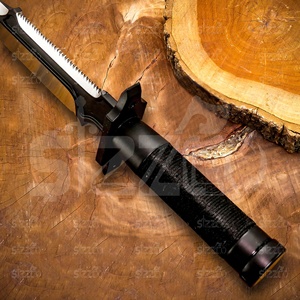 Cuchillo Bowie de Supervivencia Estilo Rambo, Hecho a Mano con Acero D2, Hoja Fija para Caza y Camping, con Funda de Cuero, Ideal para Regalo - Product Image 5