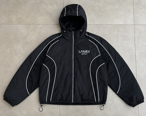 Men's Winter Stand Collar Front Logo Waterproof Lightweight Zip Streetwear Windproof Outdoor Sports Casual Jacket - Product Image 6