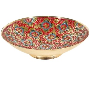 Bol en métal émaillé au design unique, prix de gros, service à fruits tendance, vaisselle pour usage domestique quotidien - Product Image 1