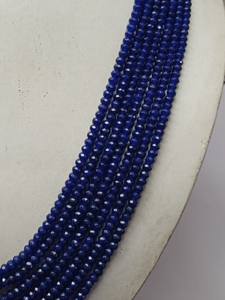 M.Y.GEMS - Cuentas de Jade Azul Real Natural de Primera Calidad, Facetadas en Forma de Rondelle de 4 mm, 7 Hilos, para la Elaboración de Joyas - Product Image 4