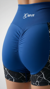 กางเกงขาสั้นออกกำลังกายสำหรับผู้หญิง ยี่ห้อ Yoga กระชับสัดส่วน ยกกระชับสะโพก ทรง Biker เอวสูง ผ้ารัดรูป ระบายอากาศได้ดี เหมาะสำหรับฟิตเนส เล่นกีฬา และสวมใส่ลำลอง - Product Image 3