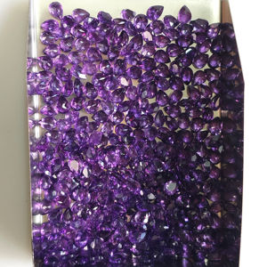 Ametista Africana Natural Púrpura, Corte Pera de 4x3MM, Gema Suelta de la Mejor Calidad, Gemas Red Mountain para Joyería - Product Image 3