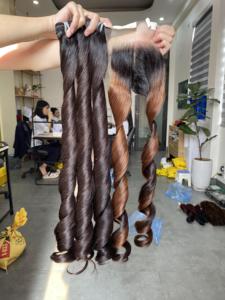 Extensión de cabello Remy humano vietnamita 100% Cabello mágico hinchable sin procesar de Vietnamhairluxury Cabello crudo de trama única de Vietnam - Product Image 6