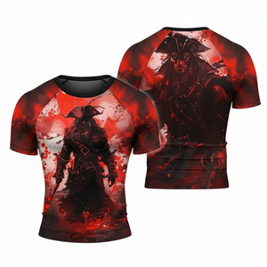 เสื้อยืดแขนสั้นคุณภาพสูง ดีไซน์ทันสมัยสำหรับฤดูร้อน แบบซับลิเมชั่น ระบายอากาศได้ดี ป้องกันแสงแดด เหมาะสำหรับออกกำลังกาย วิ่ง และเล่นกีฬา สำหรับผู้ชาย - Product Image 3