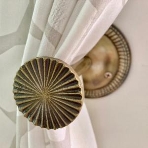 Sujetadores de cortinas redondos para el hogar, soportes decorativos para ventanas, para pasillo o entrada, mantienen las cortinas del pasillo ordenadas y elegantes - Product Image 1