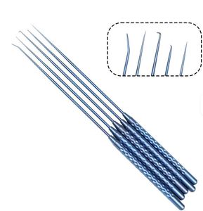 Micro-curettes à crochet pour nerfs, spatules de dissection, curettes vasculaires en acier inoxydable, instruments manuels CE de haute qualité - Product Image 3