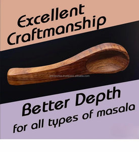 Cuchara de té Matcha de madera de lujo con mango para medir y regalos de negocios con producción de fabricación de color de madera natural - Product Image 5