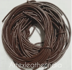<b>Leather</b> Cord Round Tan Brown Roll For <b>Bracelet</b> Making Jewelry Findings Durable Custom Length <b>Leather</b> Cord Cheap Price - Product Image 5