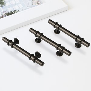 High Quality Modern Zinc Alloy Cylindrical Bar Cabinet Handle Industrial Drawer Pull for Kitchen Bathroom Dining Room Furniture - Product Image 1
