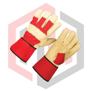 Guantes de Bombero de Piel de Oveja con Palma Reforzada, Tela Roja Antiestática, Sin Silicona, Suaves, Flexibles y Transpirables - Product Image 3