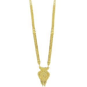 Joyería al por mayor de moda: Conjunto de joyería de diseño tradicional de latón con baño de oro de 14K, 18K, 24K, conjunto de joyería larga. - Product Image 3