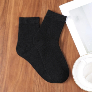 ถุงเท้าผ้าฝ้าย/ขนแกะแบบลำลองสำหรับใส่ประจำวันสไตล์ฤดูใบไม้ร่วง - Product Image 2