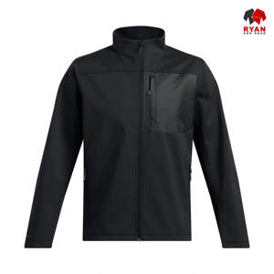 Veste softshell personnalisée Ryan Pro Gear pour homme, fermeture éclair, logo personnalisé, coupe-vent - Product Image 1