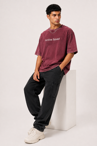 Camiseta Casual de Hombre Active Squad con Logotipo Frontal Transpirable, Cuello Alto, Corte Regular, Poliéster/Algodón, Venta al Por Mayor - Product Image 5