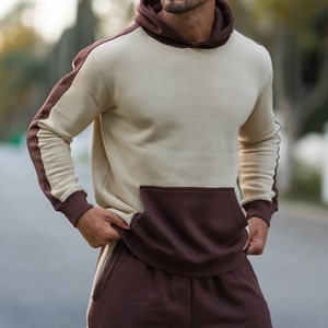 Vêtements d'hiver de haute qualité, survêtement 100% coton pour homme, coupe classique, survêtements personnalisés pour homme, respirant, léger, tendance - Product Image 5