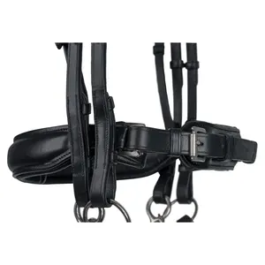Bridon en cuir véritable de qualité supérieure, équipement d'équitation sur mesure en gros au meilleur prix - Product Image 3