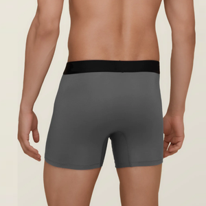 กางเกงบ็อกเซอร์ชายแบบใหม่ขายส่ง แพ็คพร้อมโลโก้ที่เอวแบบกำหนดเอง ผลิตจากเส้นใยรีเจนเนอเรต ผลิตในบังกลาเทศ - Product Image 2