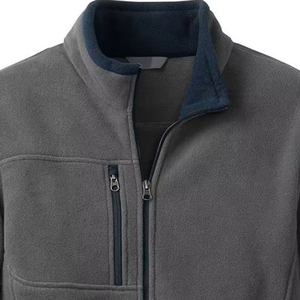 OEM Custom Men's Polar Fleece <b>Jacket</b> Anti-Pilling Thermal Regular Fit Solid Color Winter Wear Men's Polar Fleece <b>Jacket</b> - Product Image 6
