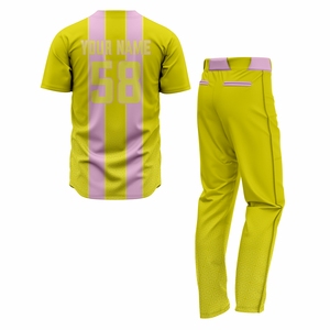 Fabricant d'uniformes de baseball OEM avec service d'impression par sublimation complète - Product Image 2