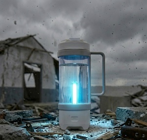Bouteille Purificatrice d'Eau Portable UV-C LADIS - Rechargeable, Auto-Nettoyante, en Acier Inoxydable pour la Survie en Cas de Tremblement de Terre et la Préparation aux Catastrophes - Product Image 3