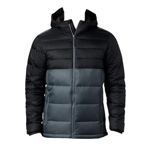 Oem Wholesale High Quality Reversible Casual Winter Canvas Puffer Jacket for <b>Men</b> Zipper Bubble Plus Size Option Direct - Product Image 4