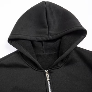 Ensemble de survêtement pour homme tendance en hiver, respirant, 100% coton polaire, manches longues, couleur unie, vêtements décontractés de haute qualité - Product Image 5