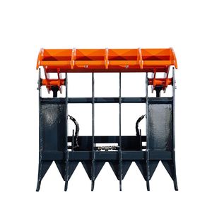 Rastrello a pinze per radici per mini skid steer con larghezza di lavoro di 35 pollici, capacità di 2200 libbre, piastra di montaggio tipo Toro, TMG SRG35, per la pulizia del terreno motorizzato - Product Image 2