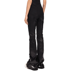 Pantalones Vaqueros Metálicos Encerados de Pierna Recta con Revestimiento de Lámina, Estilo Vintage, Holgados, para Hombre, de Invierno, Estilo Urbano, Fabricante OEM ODM, Ligeros - Product Image 4