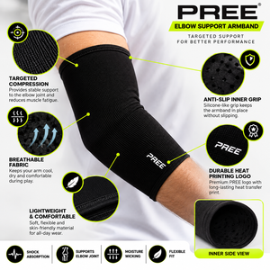 Manchon de compression tubulaire à traction continue en néoprène élastique pour le soutien et la protection des genoux et des coudes lors des activités sportives – Protection de base - Product Image 2