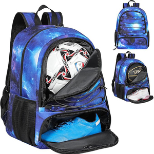 Sac à dos de randonnée personnalisé pour hommes, idéal pour le basketball, les voyages, le sport, les activités de plein air, en polyester, pour jeunes étudiants, imperméable, écologique, avec impression par sublimation - Product Image 2