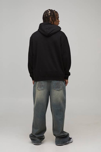 Sudadera con Capucha de Manga Larga para Hombre, Color Sólido, Lavada, Estilo Vintage, 100% Algodón, 430 Gramos, Invierno, Personalizada por Fabricantes de Ropa - Product Image 5