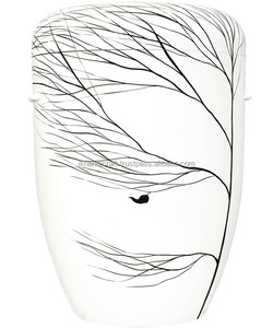 Urna de metal galvanizado estilo europeo al por mayor, pequeña tienda, caja de cenizas conmemorativas personalizada, urna humana funeraria americana para cremación - Product Image 2