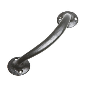Poignée de tirage moderne en fonte avec finition noire pour armoires de chambre, placards et penderies - Product Image 1