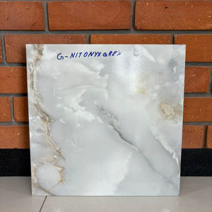 400x400mm Balcon 3D Pebble Look Carreaux de sol en céramique antidérapants 40x40cm Carreaux muraux numériques pour décoration de patio et de cour - Product Image 1