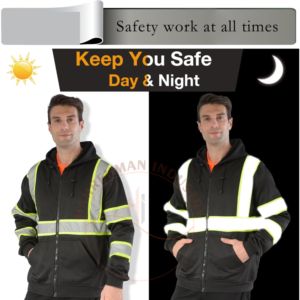 Safety <b>Jackets</b> Safety Equipment Supplier <b>Reflective</b> Safety Clothing for Roadway Protection Workwear <b>Jackets</b> For <b>Men</b> Good Quality - Product Image 4
