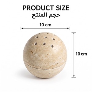 Brûleur de Bakhoor Artisanal Royal Zafavelle – Support d'Encens Exclusif de Luxe en Résine Époxy avec Artisanat Métallique Décoratif pour Oud - Product Image 2