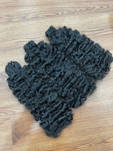 Super Sale Raw Vietnamese Hair Double Drawn Steam Burmese Curly 100% Cuticle Aligned Hair Weaving No <b>Tangle</b> No Shedding - Product Image 2