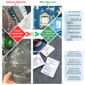 ซิลิกาเจลสีน้ำเงิน 1 กรัม สารดูดความชื้นสำหรับอุปกรณ์อิเล็กทรอนิกส์และสารเคมีสำหรับกระดาษ ป้องกันสิ่งของจากความชื้น ยี่ห้อดรายแบรนด์ BD ที่ดีที่สุด - Product Image 5