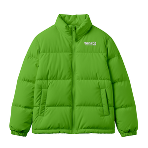 Veste matelassée isolante d'extérieur en polyester 2025, col montant, logo frontal, impression personnalisée, veste matelassée personnalisée OEM ODM - Product Image 5