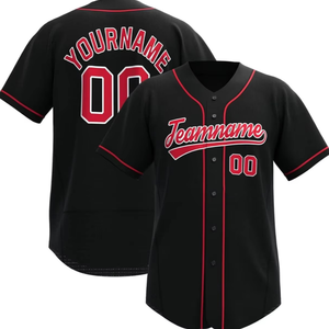 Maillot de baseball personnalisé professionnel imprimé, respirant, séchage rapide, anti-bactérien, en polyester, impression couleur de précision - Product Image 1